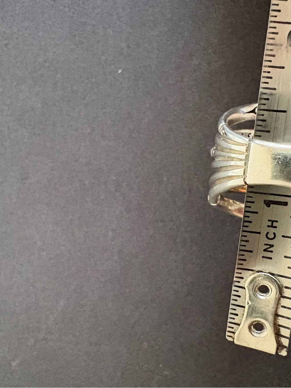 John Hardy Two-Tone 18kGold and Silver Bamboo Ring - Picture 4 of 8
